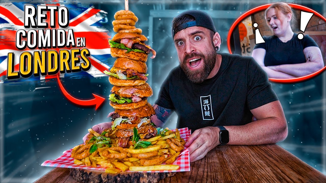 MI PRIMER RETO de COMIDA en LONDRES *TIENES 15 MINUTOS para CONSEGUIRLO*