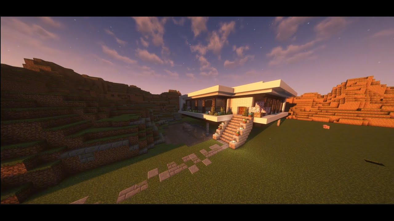 5 Dakikada Modern Ev! (Çok Kolay) | Modern House in 5 Minutes! (Very Easy) 🏠 | Minecraft