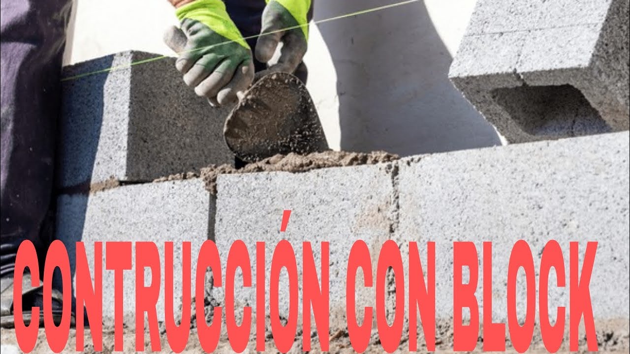 ¿COMO PEGAR LADRILLOS BLOCK-BLOQUE? CONTRUCCION DE PARED