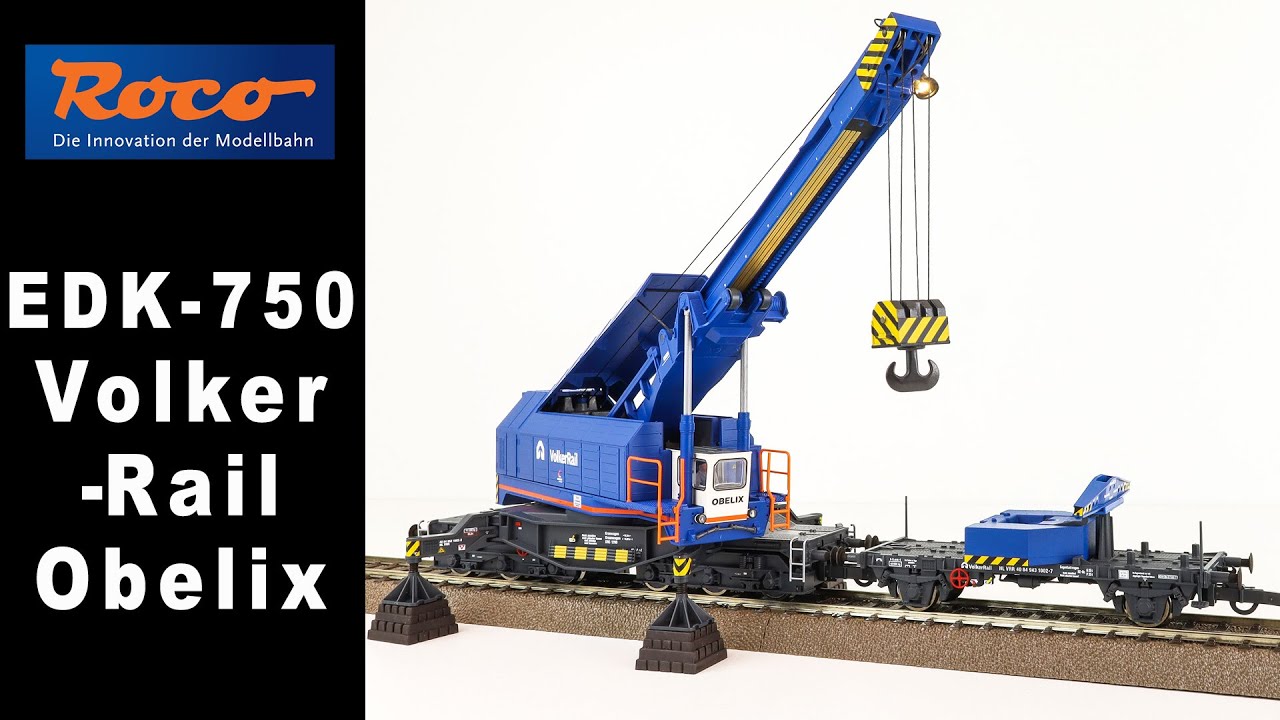 Roco VolkerRail kraan EDK750 Obelix 