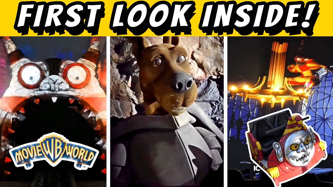 NEW Footage INSIDE Scooby-Doo Spooky Coaster at Movie World!