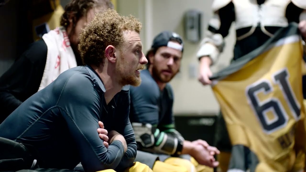Matthew Tkachuk's big hit on Jack Eichel | 2023 Quest for the Stanley Cup