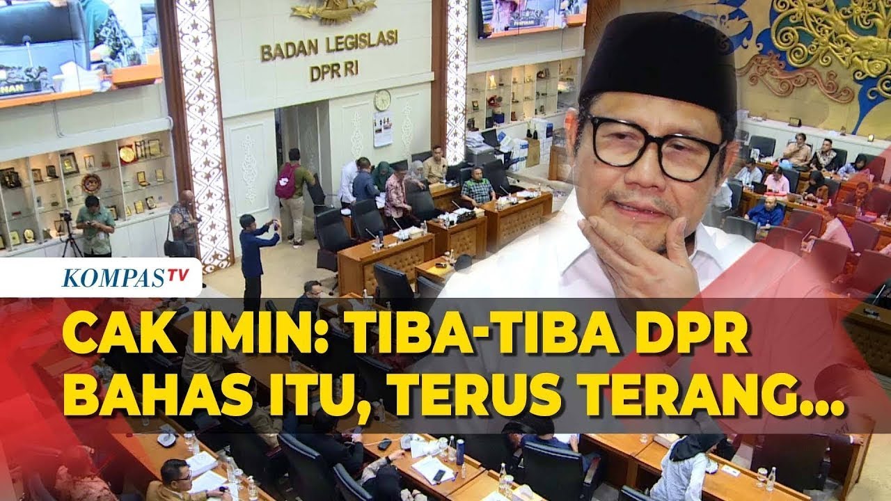 Kata Cak Imin soal Rapat Baleg DPR Bahas RUU Pilkada: Terus Terang Saya Tak Diberi Tahu