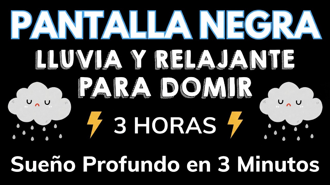 Lluvia para Dormir y Descansar Profundamente 🌩 ¡Prepárate Para Una Gran Noche De Descanso! #2