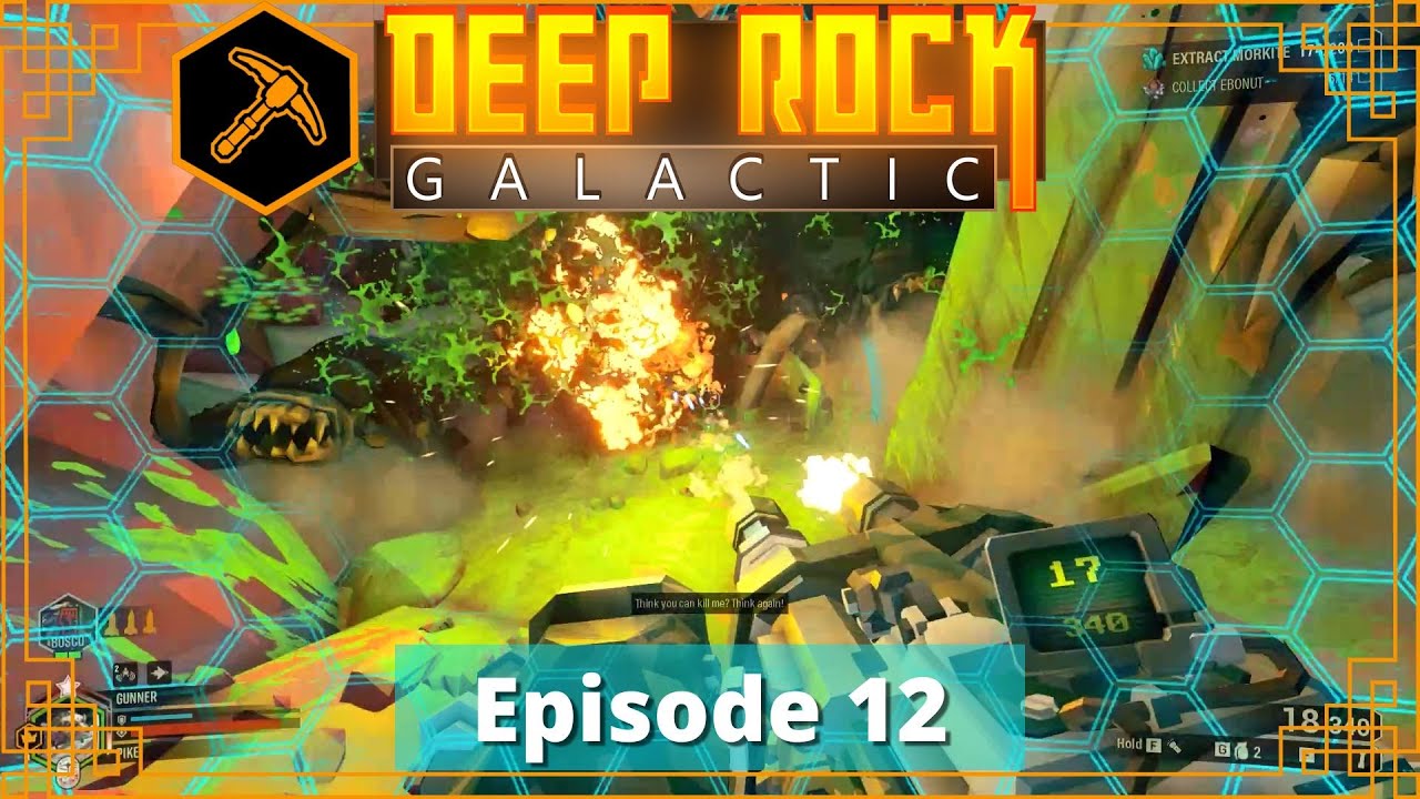 Deep Rock Galactic LetsPlay Ep.12 : Shredding Glyphid Swarms | Mining Expedition (No Commentary)