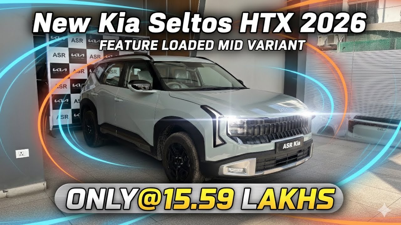 New Kia Seltos HTX 2026 | FEATURE LOADED MID VARIANT ONLY@15.59 LAKHS | Full review 😍🔥