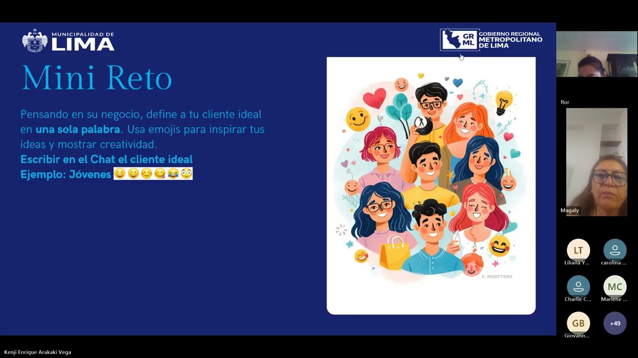 Sesión 2: Pre Incubación de Negocios GRML y Municipalidad de Jesús María