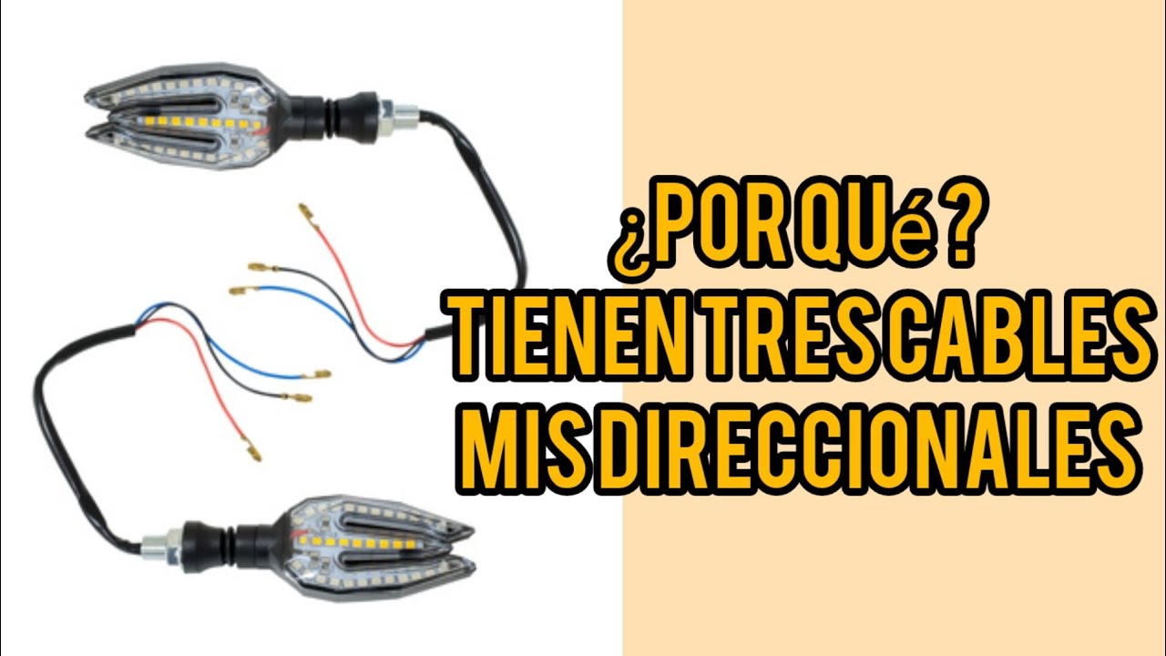 PORQUE TIENEN TRES CABLES MIS DIRECCIONALES ?