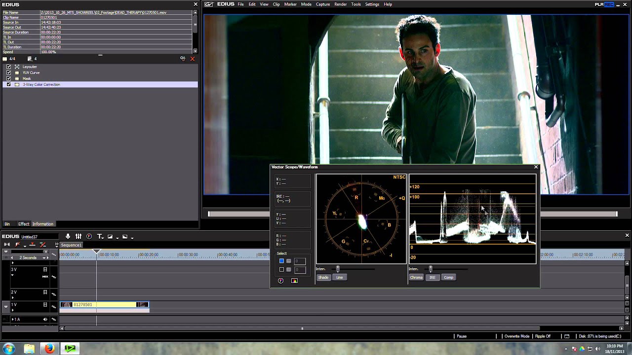 EDIUS 7 & Color Correction, Color Grading, and the Film Look