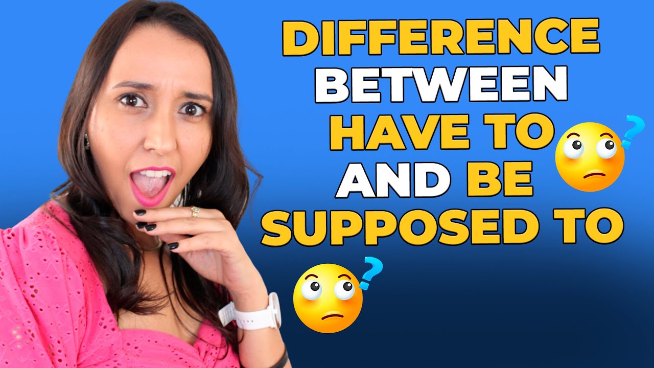 Grammar in Use - Difference between Have to And Be Supposed To