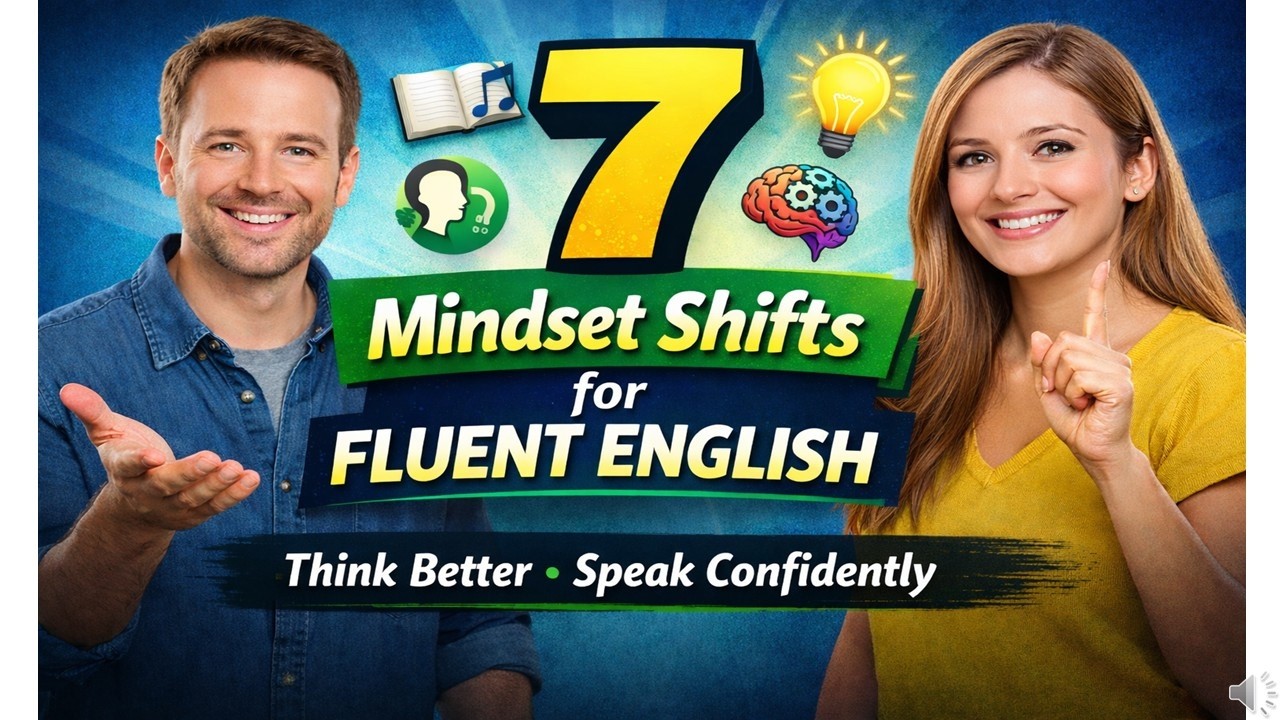 The Right Mindset for Fluent English |7 Powerful Shifts to Speak Confidently |
