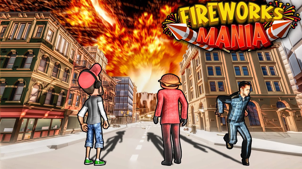 Three Friends Used FIREWORKS To Destroy The WORLD in Fireworks Mania!