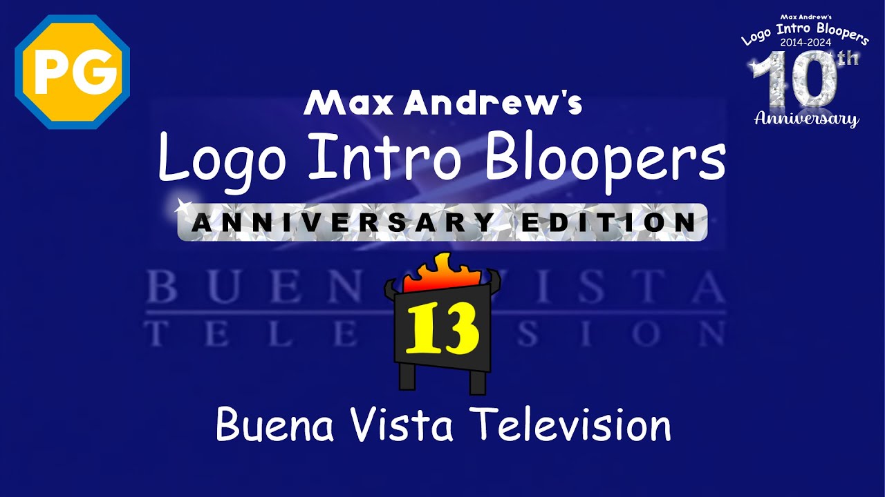Max Andrew's Logo Intro Bloopers: Anniversary Edition | 13 | Buena Vista Television