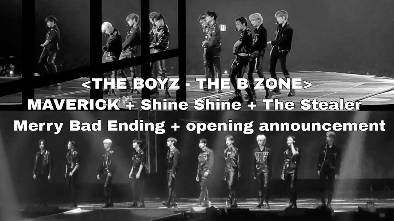 220806 THE BOYZ - THE B ZONE 더보이즈 더비존 MAVERICK+Shine Shine+The Stealer+Merry Bad Ending+오프닝 멘트