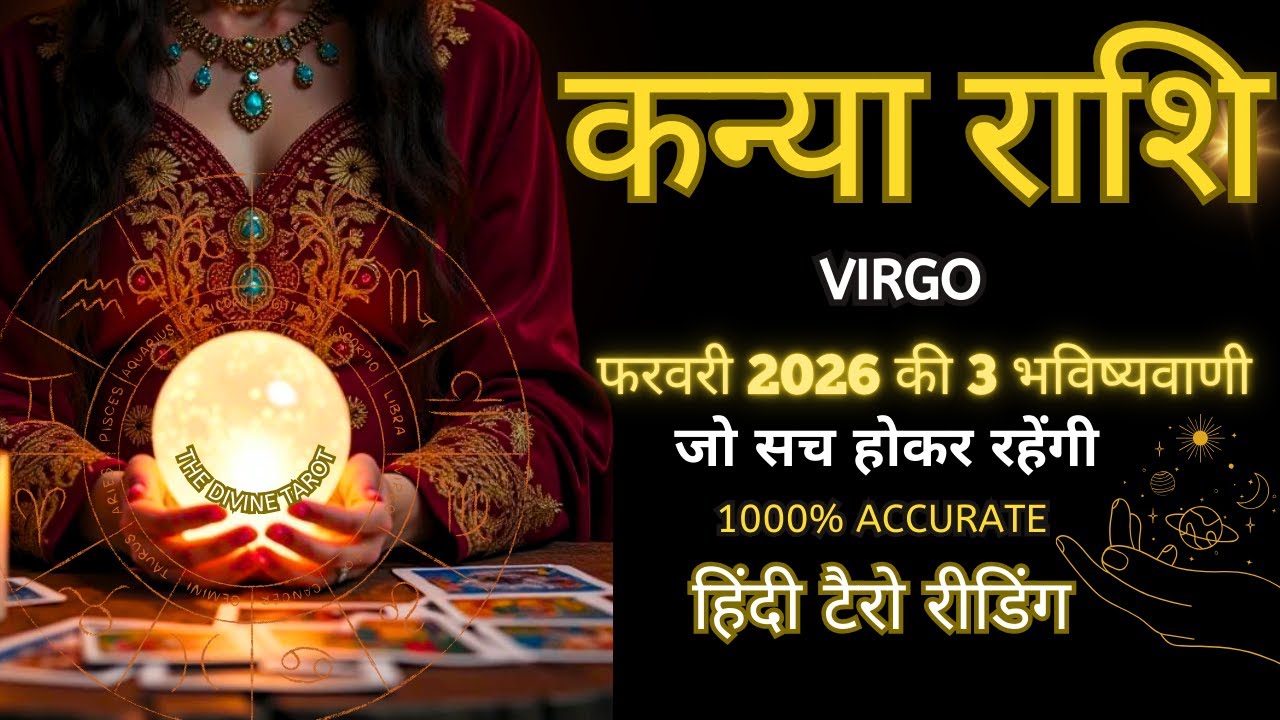 ♍ कन्या • VIRGO ✨फरवरी 2026 की 3 भविष्यवाणी जो सच होकर रहेंगी | HINDI TAROT | FEBRUARY 2026