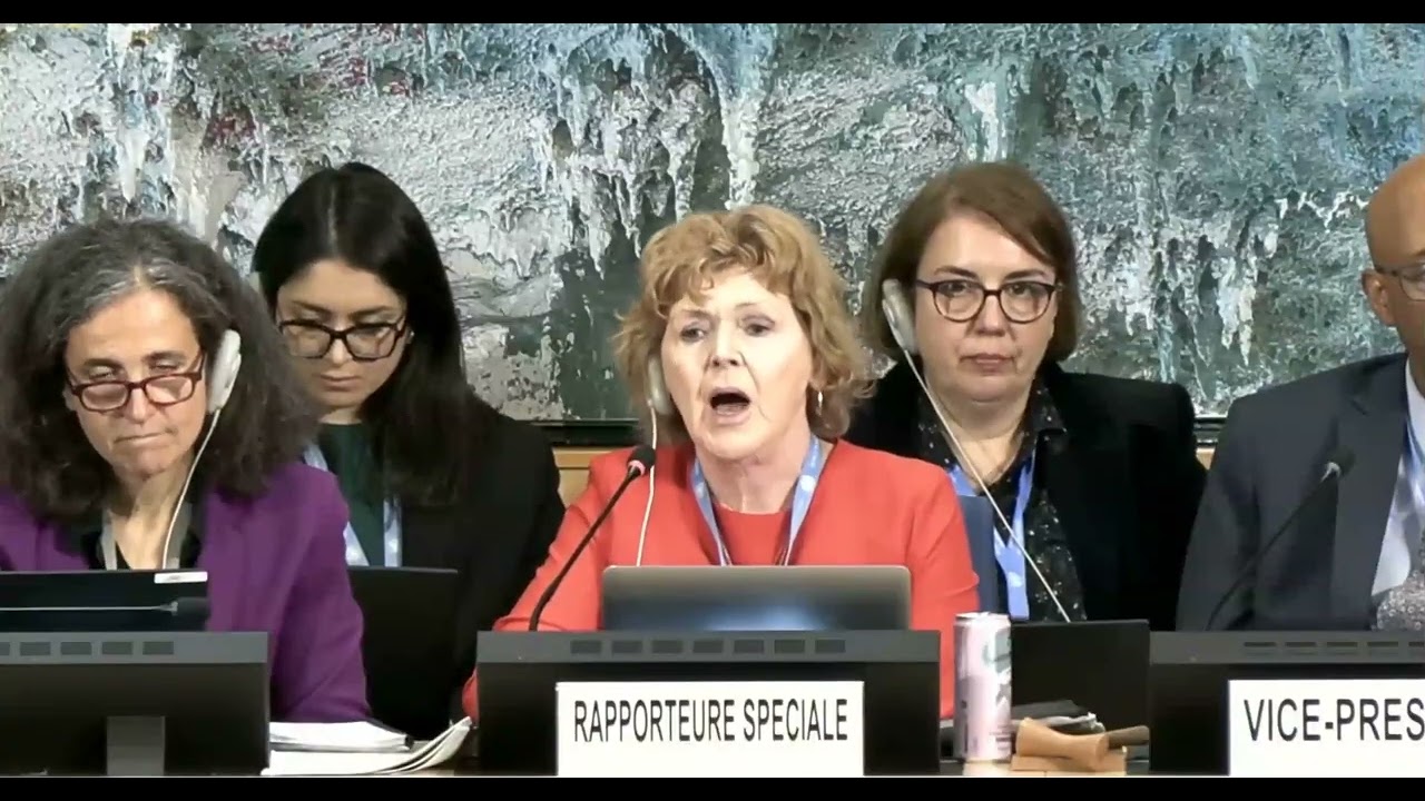 HRC61：联合国人权维护者处境问题特别报告员Ms. Mary Lawlor在3月3日议题3中回应中国代表发言以及提及人权捍卫者杨丽的案子
