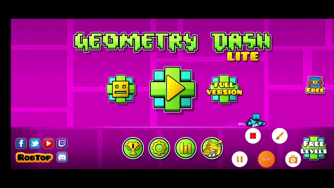 V&auml;rldens sv&aring;raste spel! |Geometry dash| #1