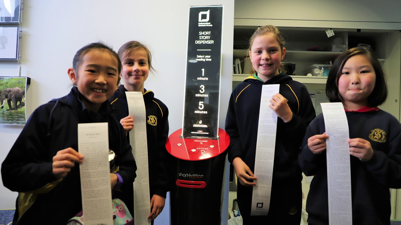Strathcona's Penny Roberts on 3AW - Short Story Vending Machine