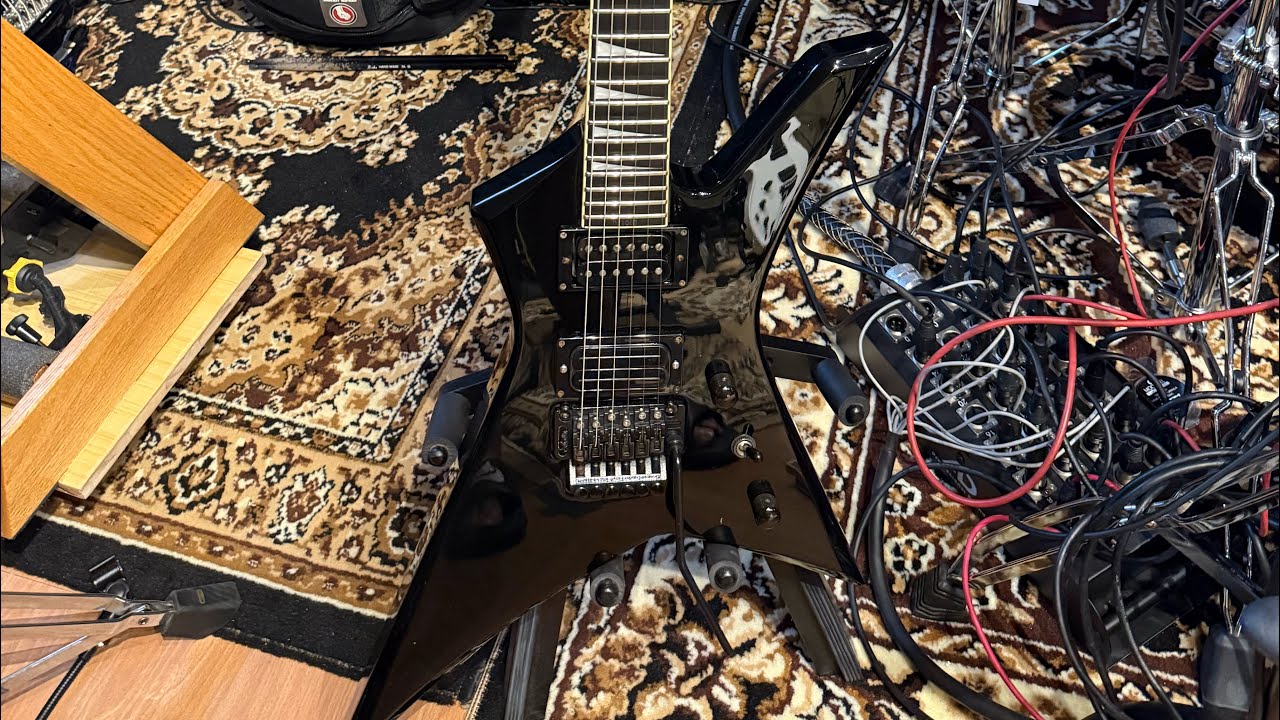 Jackson Stars Kelly Star Guitar Showing Rare