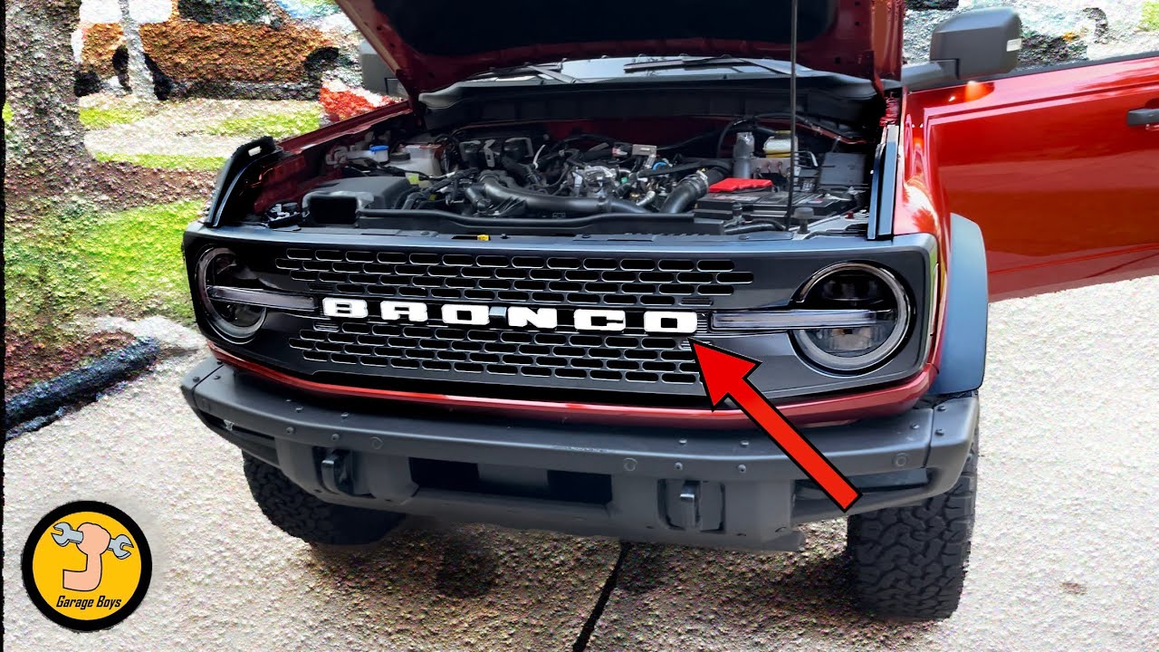Как установить подсветку решетчатых букв Ford Bronco