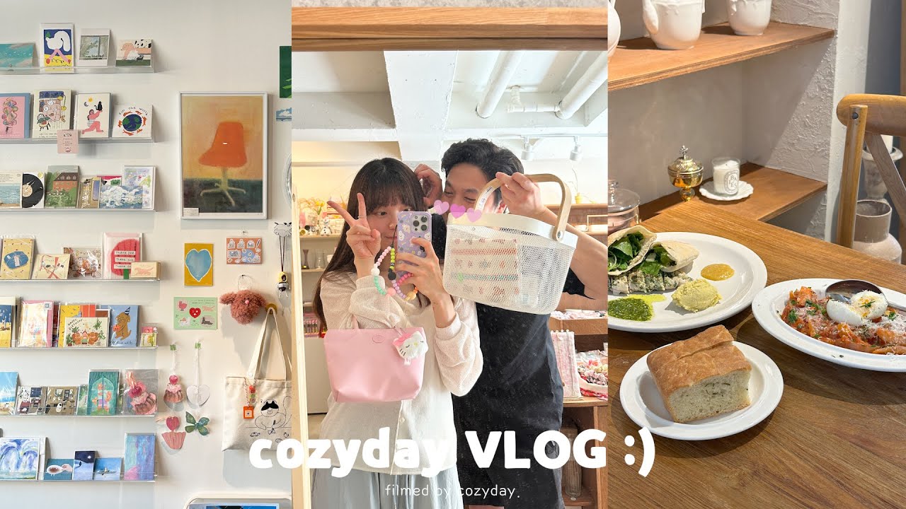 ENG) 일산에서 만난 인생 소품샵과 라따뚜이 맛집🍉결국 질러버린 미닛뮤트 미니백, 냉장고 털어 요리하고, 클레이로 지브리 키링 만드는 커플일상 vlog