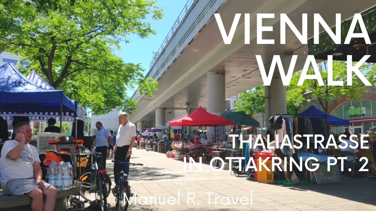 Summer Walk in Vienna along Thaliastraße Part 2