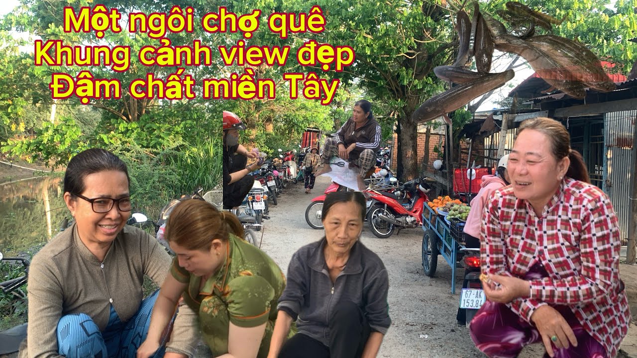 Nhộn nhịp chợ quê miền Tây chợ Phú Thành 