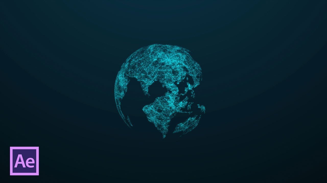 Создание планеты Земля с помощью Plexus в After Effects (Earth Planet with Plexus)