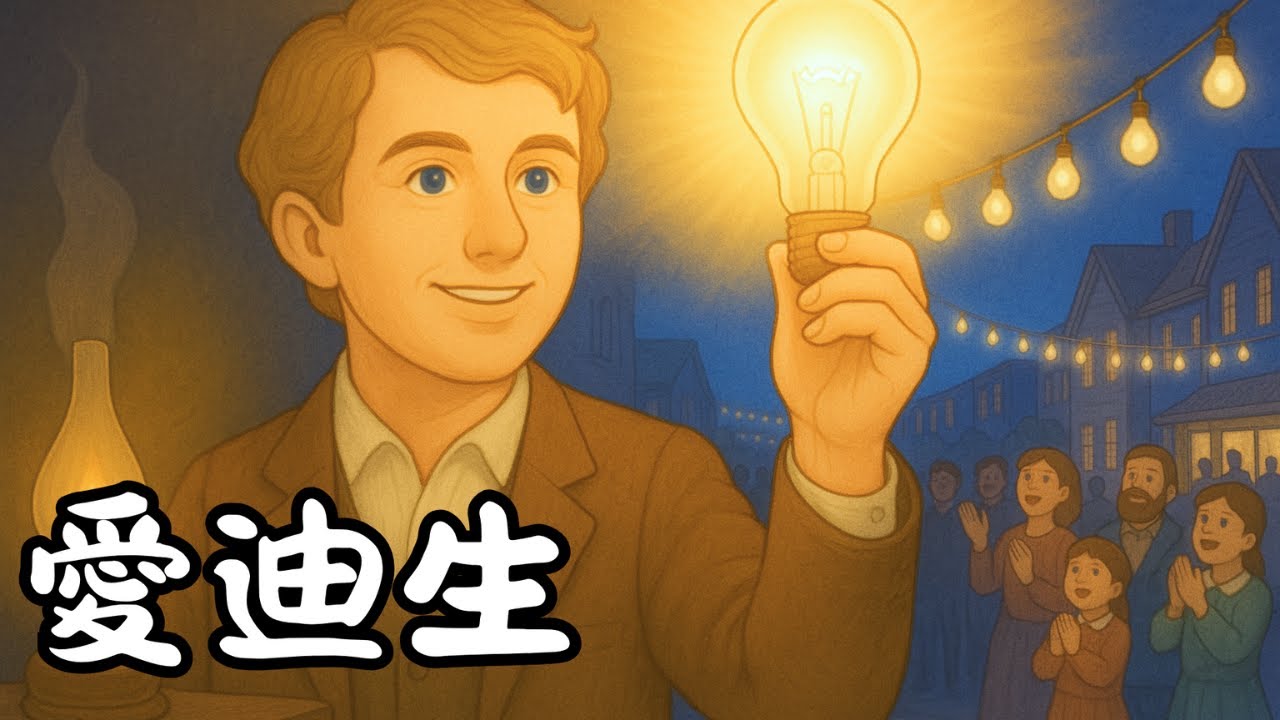 【名人故事】愛迪生┃兒童故事┃睡前故事┃Thomas Edison┃故事共和國
