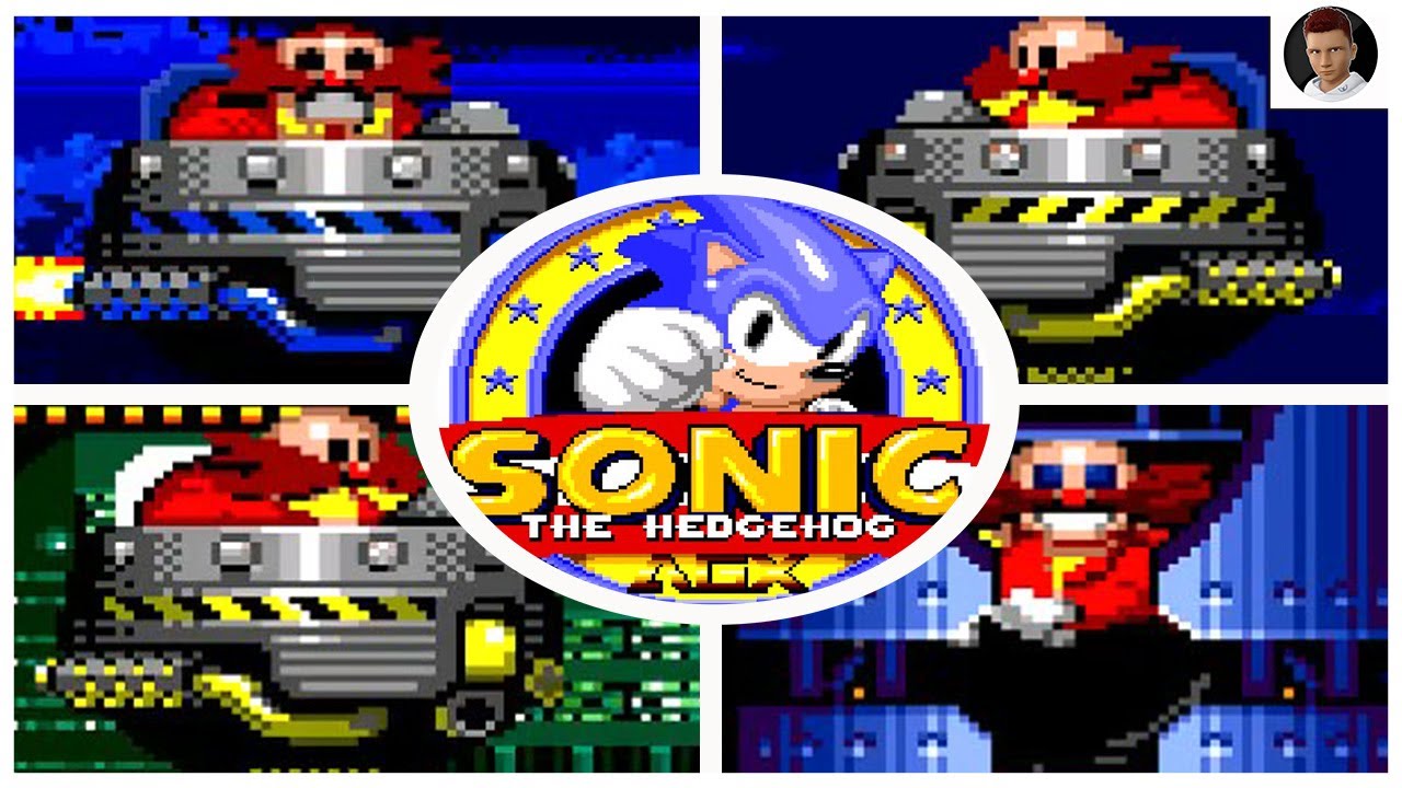 Sonic the Hedgehog AGX (Sonic Rom Hack) All Bosses + Ending