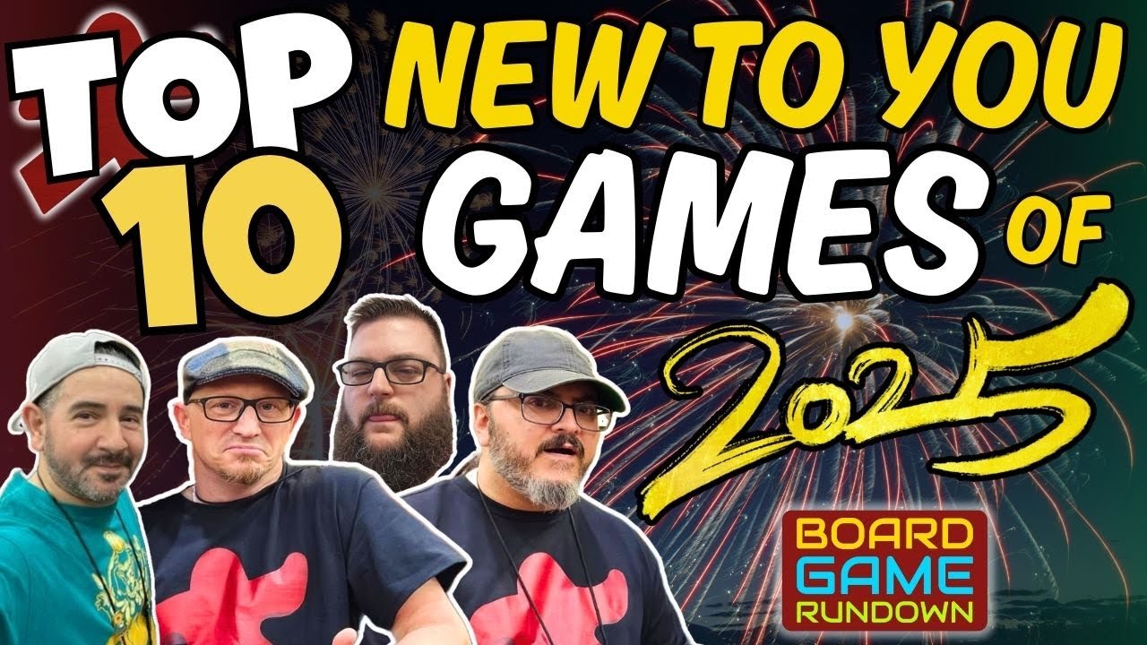 Top 10 MUST HAVE Board Games From 2025