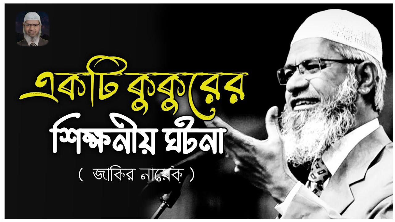 একটি কুকুরের শিক্ষণীয় ঘটনা 🌿 | dr jakir naik | জাকির নায়েক বাংলা লেকচার #islam #waz 
