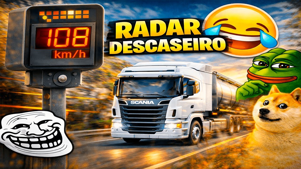 EU ACHEI QUE O RADAR NÃO FUNCIONAVA… DEU RUIM 😂 | Euro Truck Simulator #02