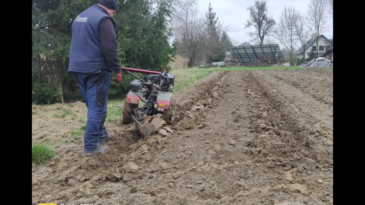 Pług nurek - jego poprawki oraz pr&oacute;ba orki ciągnikiem jednoosiowym Weima 1100 6DIF.