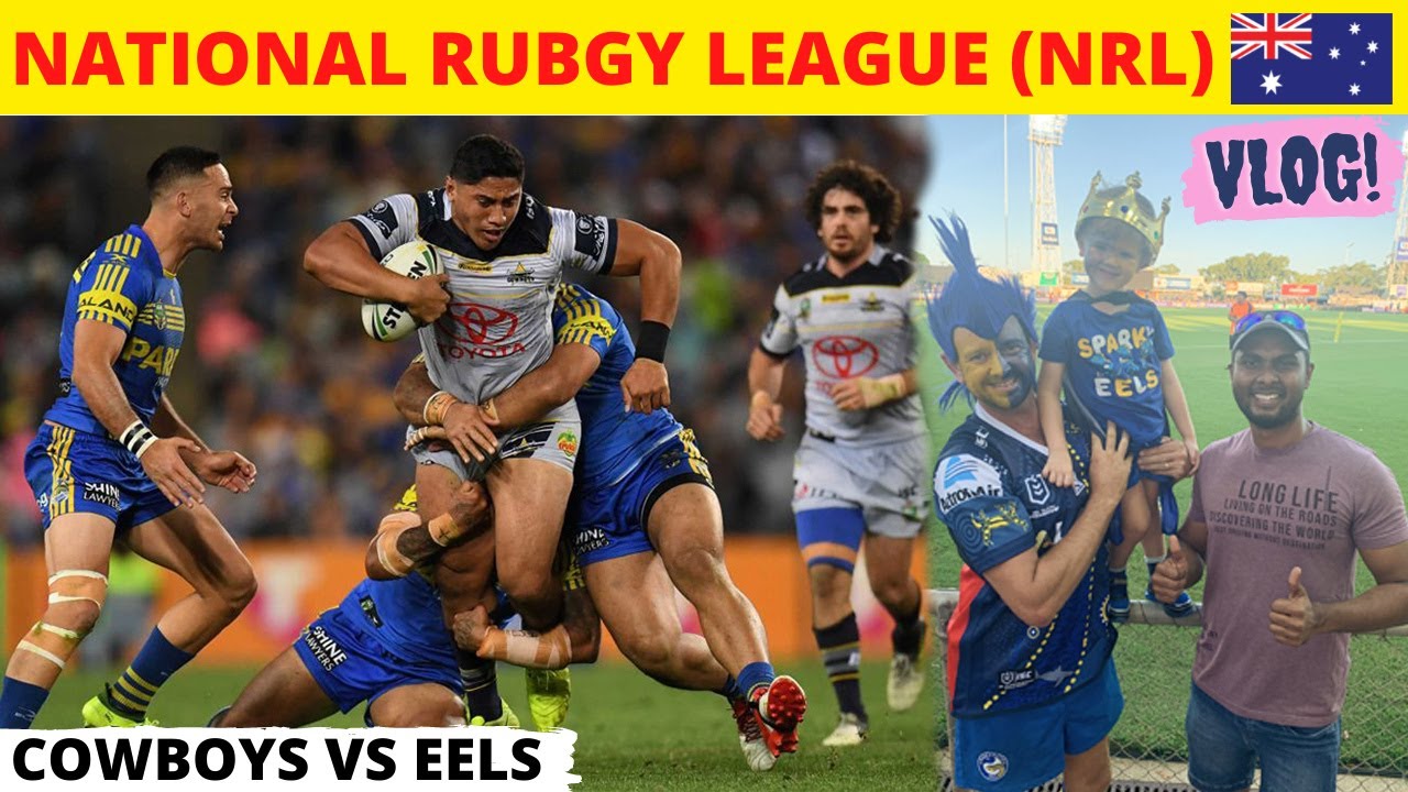 National Rugby League (NRL) Vlog in Australia | Cowboys Vs Eels | NRL | The MAGnificent Show