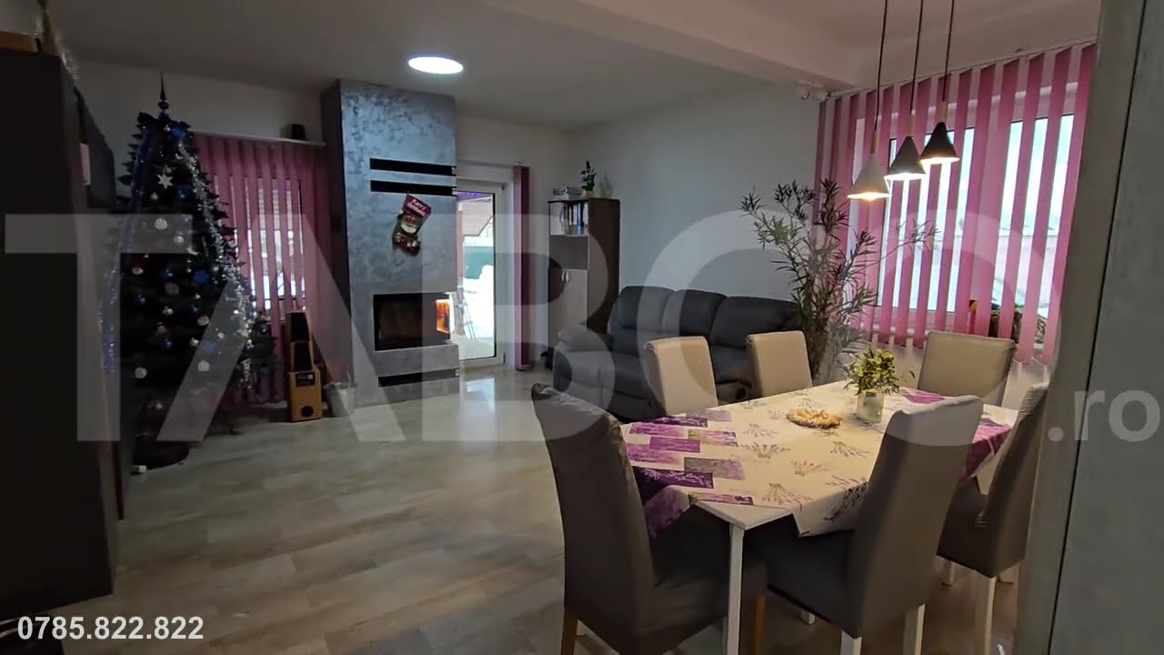Casa individuala de vanzare teren 852 mp 5 camere 2 bai Selimbar Sibiu