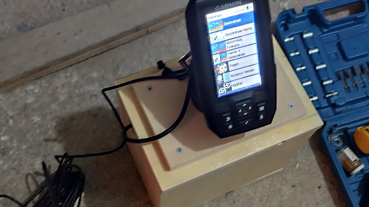 Balık bulucu için saklama kabı yaptım...