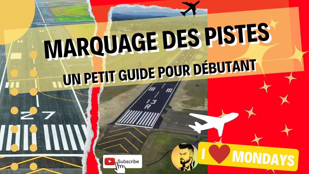 Marquages des pistes |  un guide pour d&eacute;butant | #aeroport #aviation
