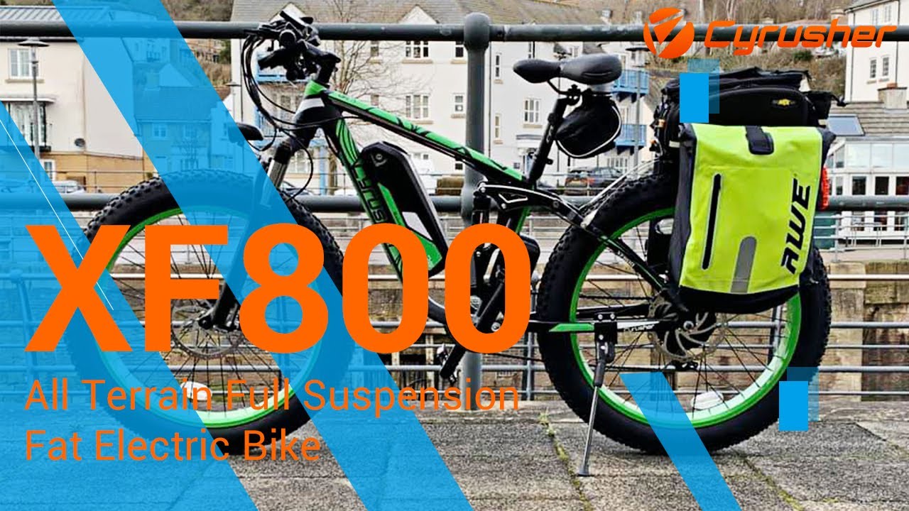 Cyrusher XF800 1000Watt All Terrain Electric Fat Bike 2020