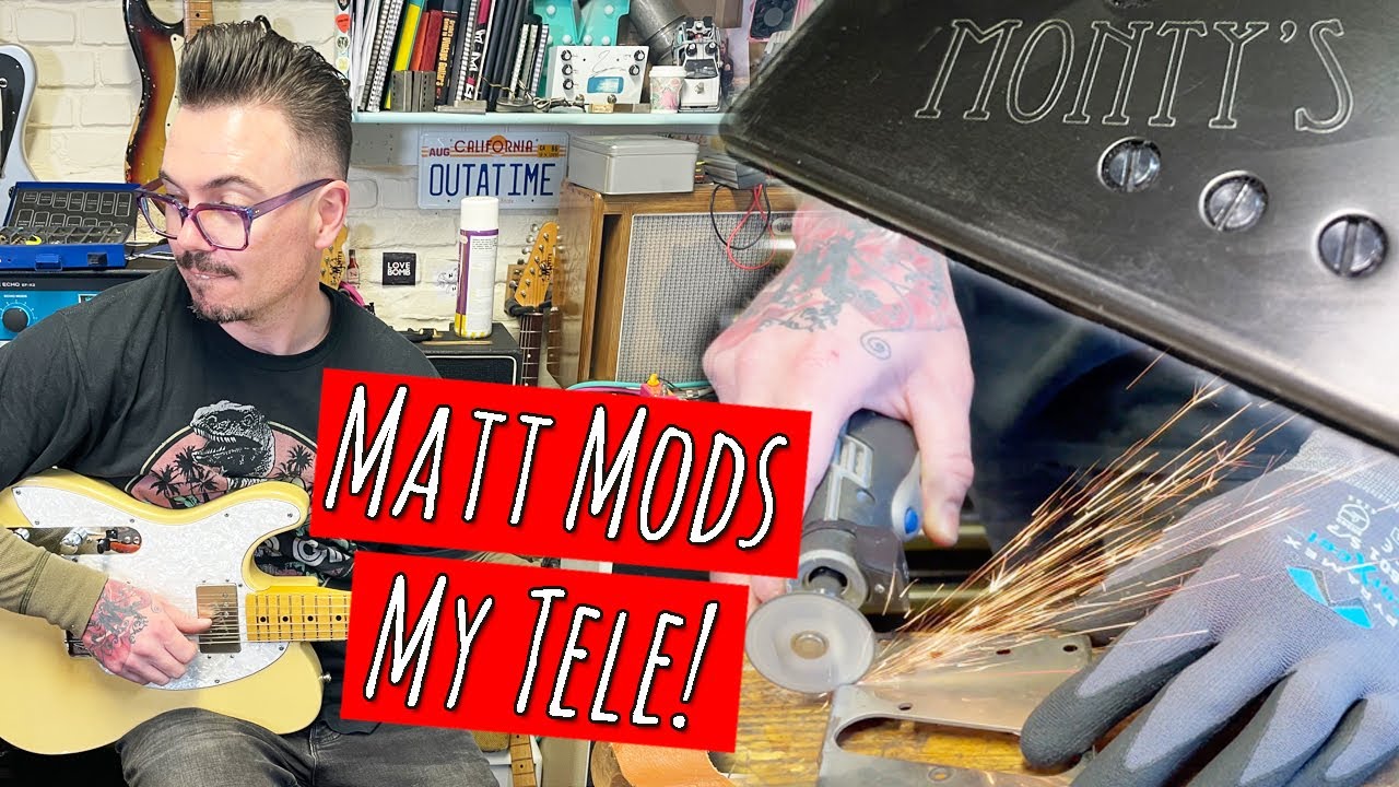 NEW Monty's Wide Range Humbuckers: Matt Mods My Tele!
