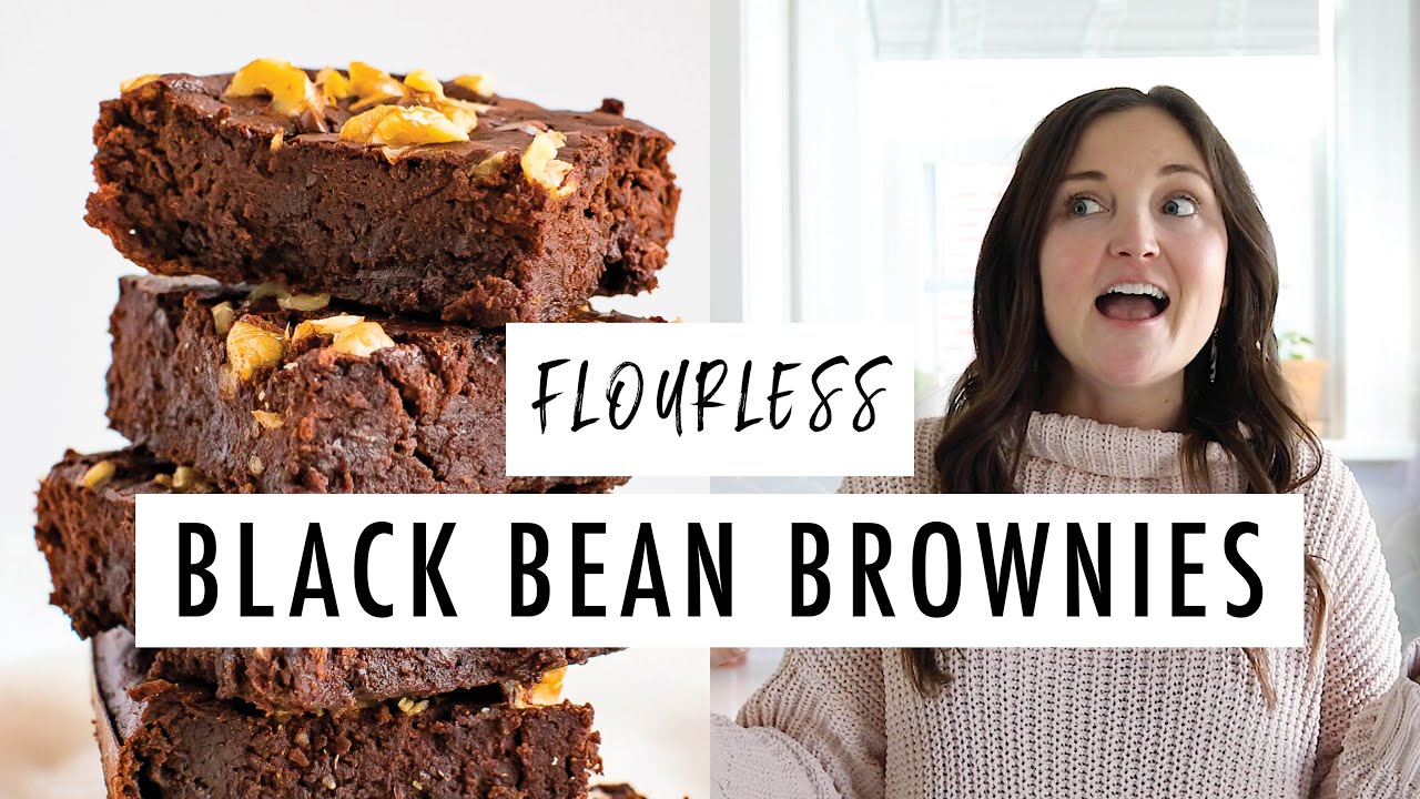 How to Make Fudgy Black Bean Brownies | Flourless + Gluten-free
