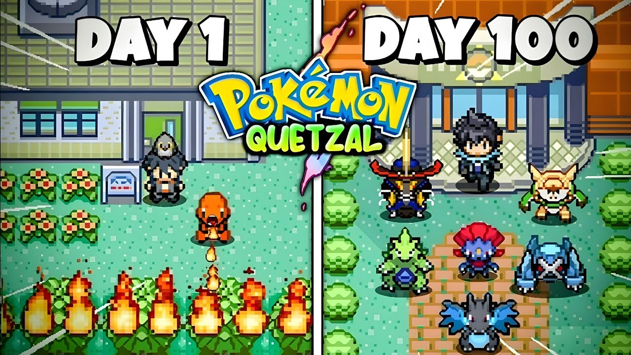 I Played 100 Days As ALAIN In Pokemon Quetzal