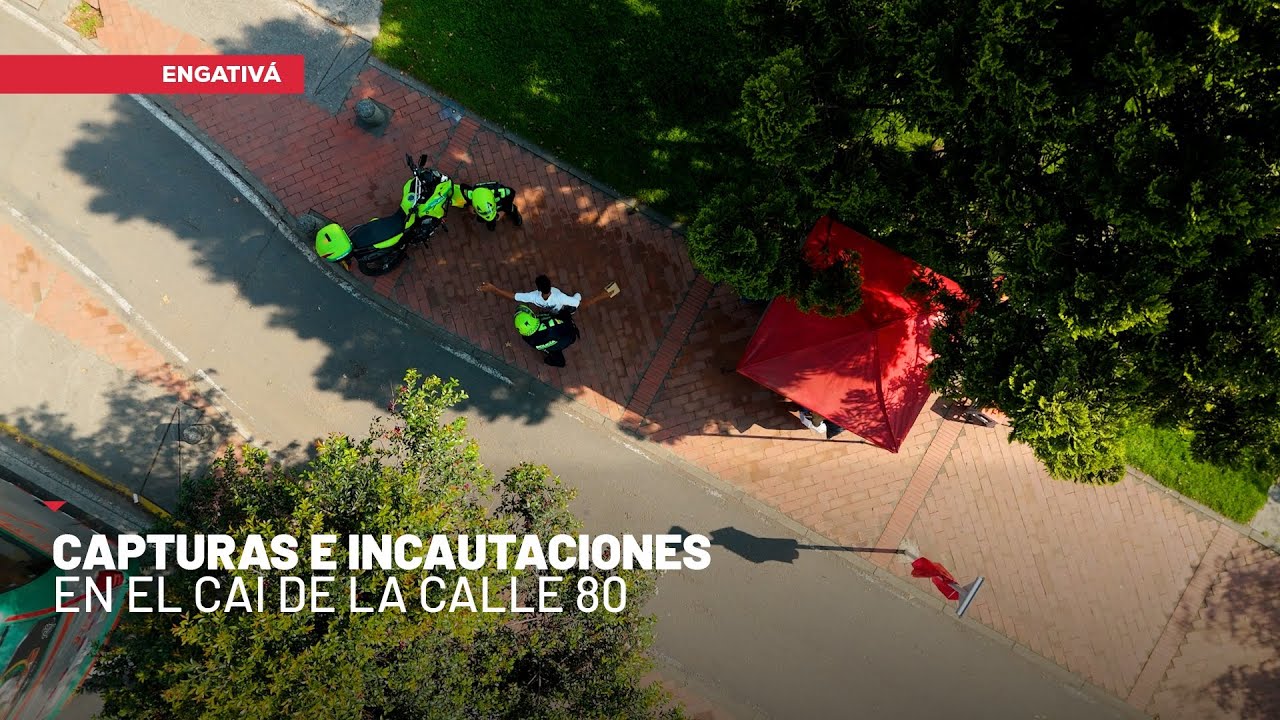 Capturas e incautaciones en el CAI de la 80