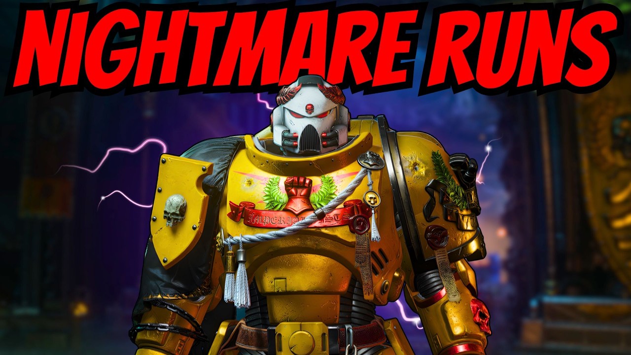 [VERTICAL Stream] 7 DAYS UNTIL TECHMARINE and New Hard Weekly+Nightmare Runs in Space Marine 2