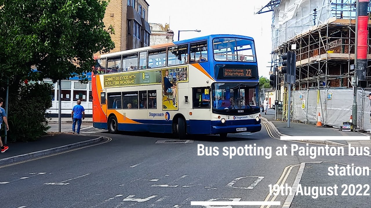 Bus spotting at Paignton bus station 19/08/22
