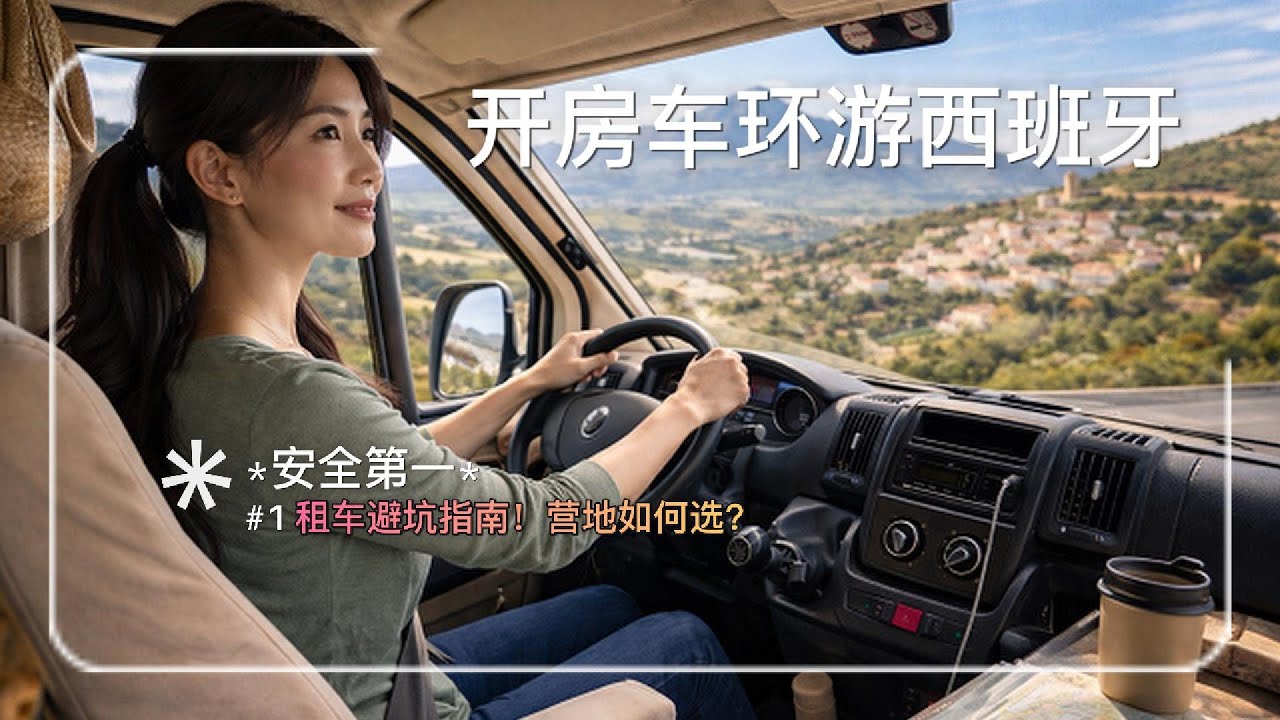 在西班牙开房车是什么体验？真实经历：租车、治安、营地【第一集】安全第一