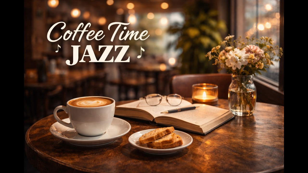【Relaxing BGM】Calm Café Time Jazz for Work, Focus & Reading
