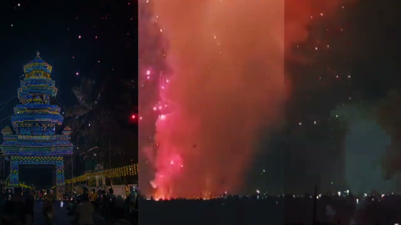 മച്ചാട് വെടിക്കെട്ട്🔥🔥🔥