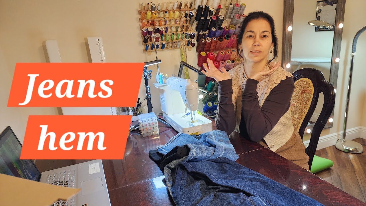 JEANS HEM #alterations #seamstress #tailor #sewing #custommade