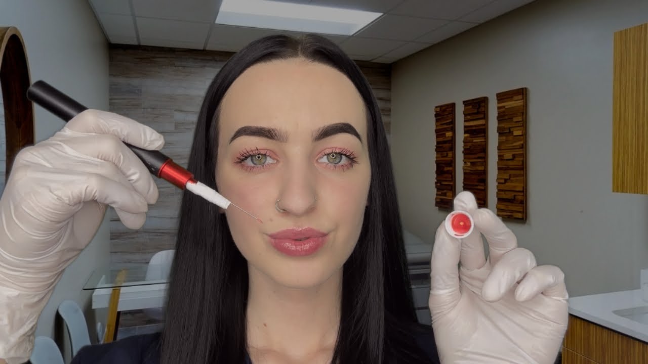 [ASMR] Changing Your Lip Color | Permanent Makeup RP